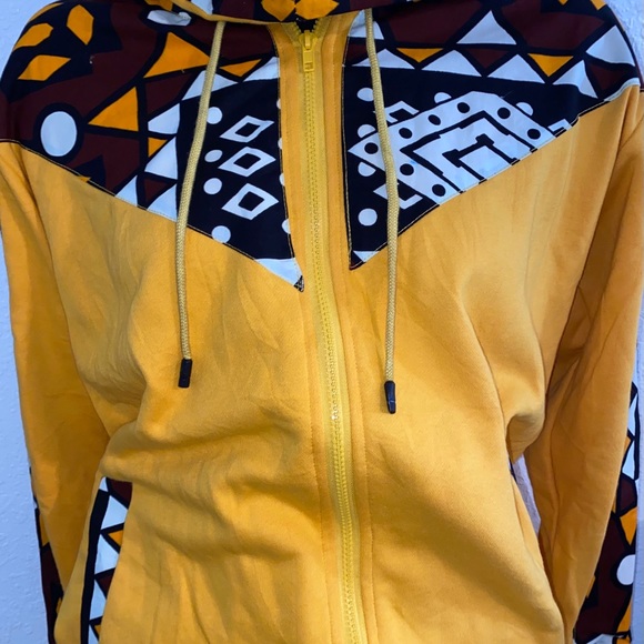 Handmade Ankara Hoodie - Picture 1 of 3
